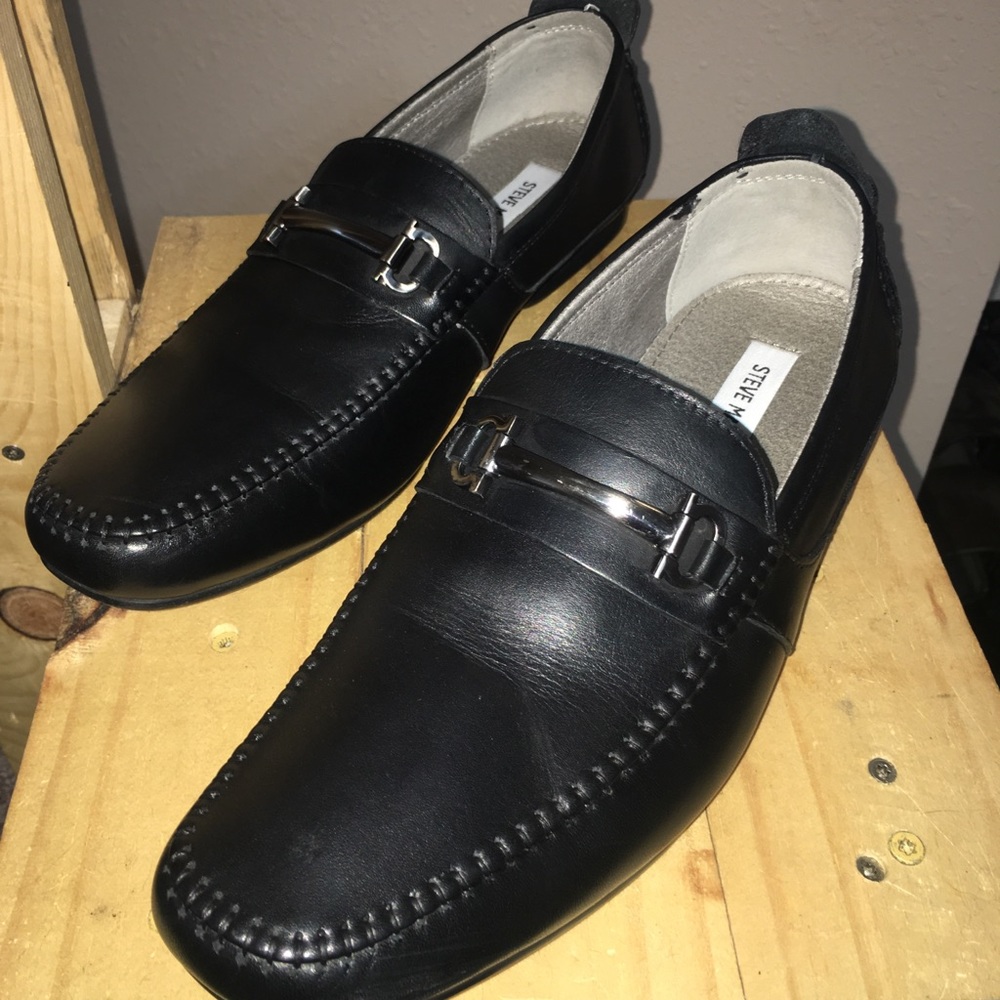Steve Madden black dress shoes NWOT